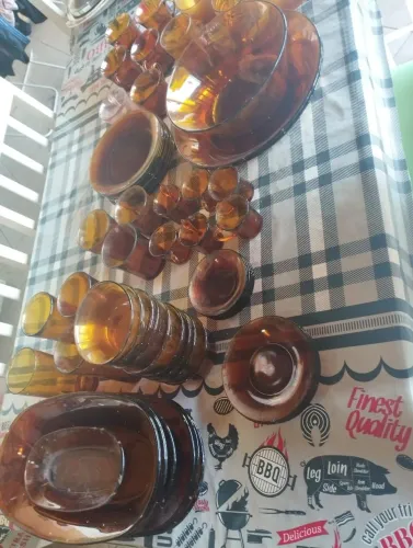 Jogo Duralex antigo em ótimo estado