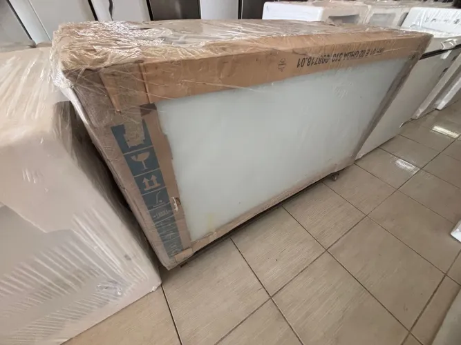 Freezer gelopar de 500L ghde-510 tampa de vidro Nova Embalada - Pronta Entrega