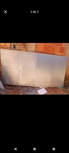 Folhas de zinco para fechar portao