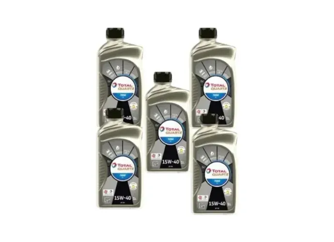 5 Litros Oleo 15w40 Total Quartz Semissintetico