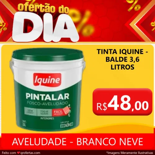 TINTA IQUINE GALÃO 3,6 LITROS - BRANCO NEVE
