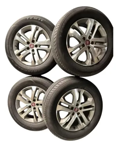 Jogo Roda C/ Pneu Aro 17 Fiat Toro 2.0 Diesel *74 Original