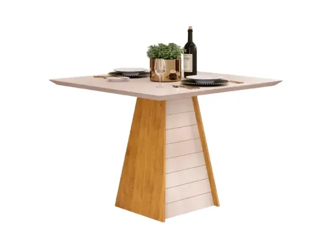 Mesa de Jantar NOVA COM VIDRO FRETE GRÁTIS