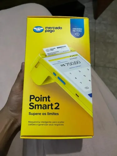 Máquina de Cartão Point Smart 2 Mercado Pago 4g Impressão