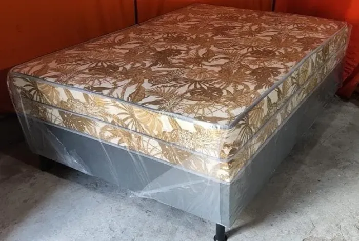 Cama Box Casal Floral Molas Bonnel, Frete grátis