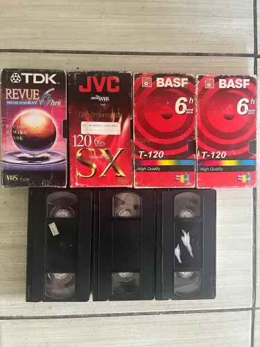 Lote de 7 Fitas VHS