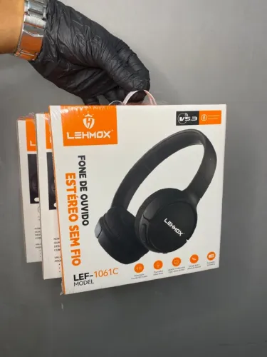 Fone de Ouvido Estéreo Sem Fio LEHMOX LEF-1061C