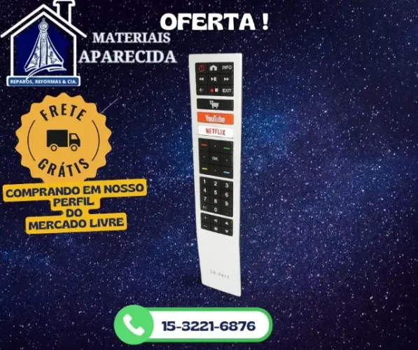 Controle Remoto para Tv AOC Smart *