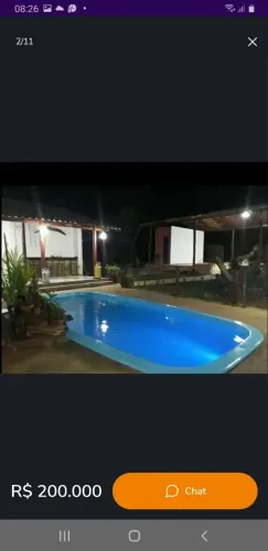 Piscina limpa.
