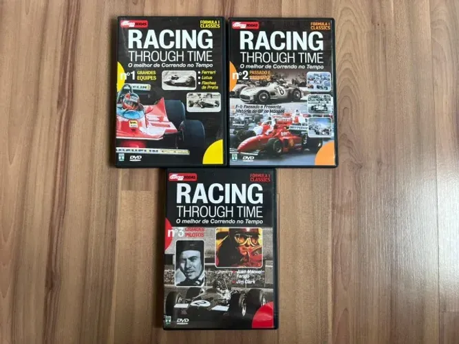 Coleção Quatro Rodas Racing Through Time - 3 Volumes