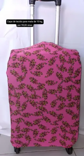 Capa de mala floral rosa 10kg