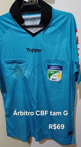 Camisa arbitragem CBF Topper tam M