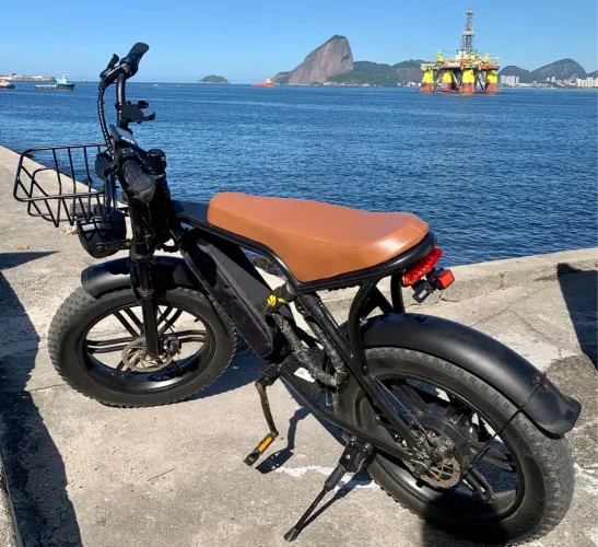 BICICLETA ELÉTRICA V8 - POUCO USO - 750W