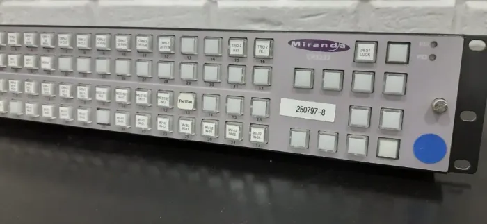 Miranda CP3232 - Painel de Controle 32×32 + Módulo de 32 Entradas / 32 Saídas BNC