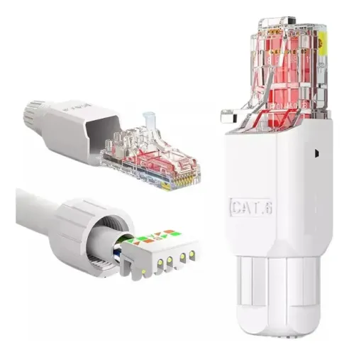conector de rede RJ45 CAT6 AMPCOM