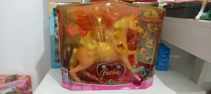 Barbie Cavalo Princesa - castelo de diamante 