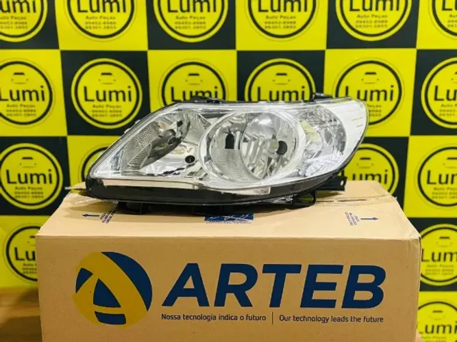 Farol Gol Saveiro Voyage G5 Cromado - Arteb Original - NOVO!!