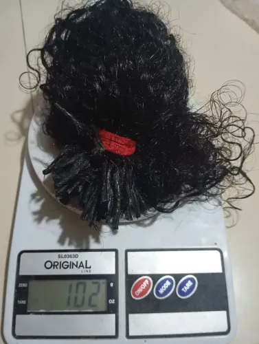 Cabelo humano cacheado Natural