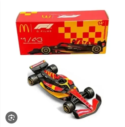 Miniatura F1 McDonald's vermelha nova lançamento