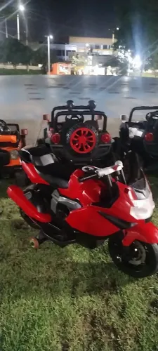 Mini Moto Elétrica Infantil Vermelha