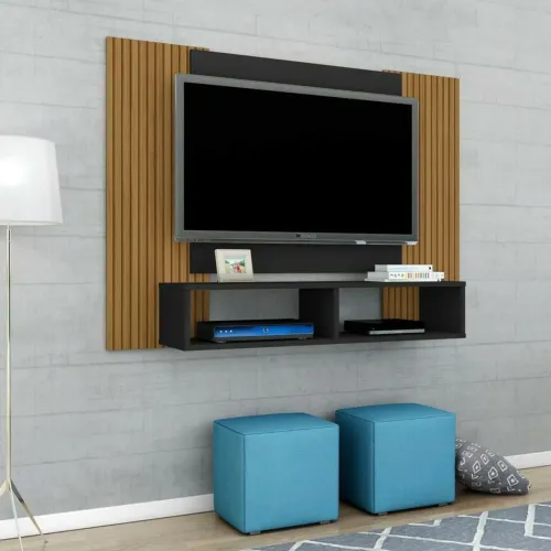 Painel para TV até 42 com nichos Design Moderno black friday