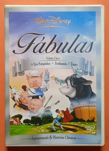 DVD Fábulas - Volume Cinco - Walt Disney