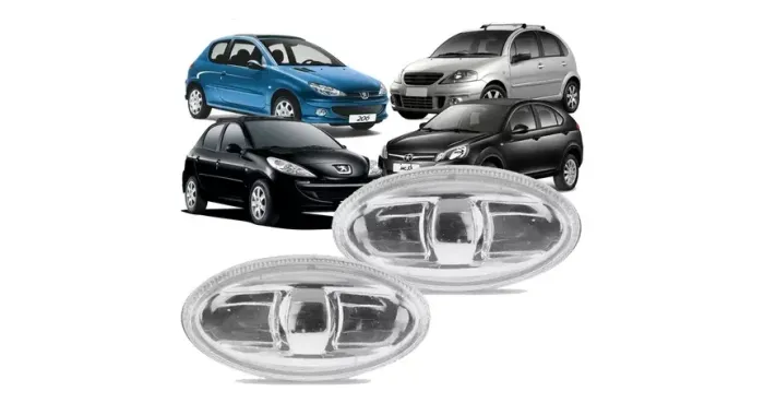 Seta Lanterna de Pisca Lateral Halógena para o Peugeot 206 207 - Unidade