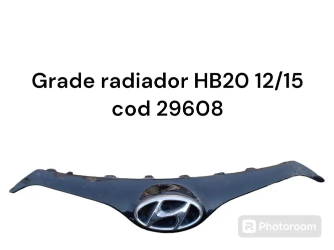 Grade Radiador HB20 12/15 - Peça Automotiva