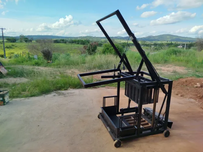 Máquina para blocos de concreto profissional