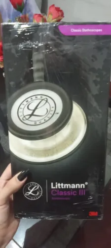 Estetoscópio Littmann novo preto
