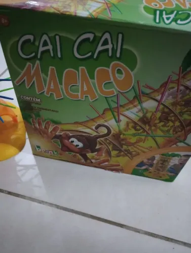 Jogo de Tabuleiro Cai Cai Macaco - Brinquedo Educativo