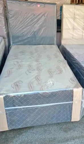 Cama Box Solteiro com Cabeceira