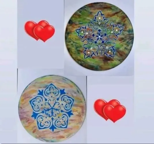 Mandala fundo colorido