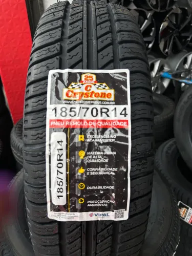 Pneu Remold 185/70R14 Crystone