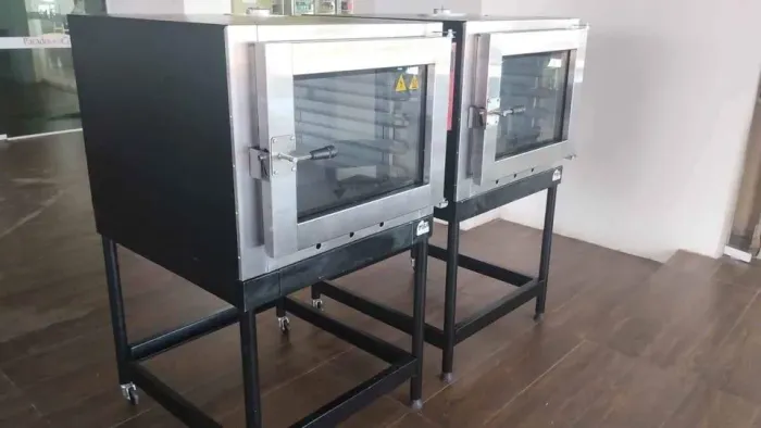 Forno turbo Twister 5 esteiras a gás - Marcos