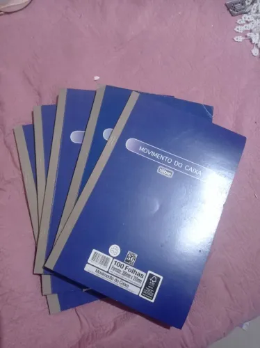 Vendo 5 livros de movimento do caixa