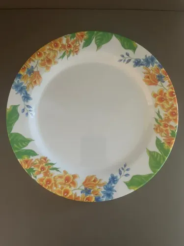 Conjunto de pratos raso melamina