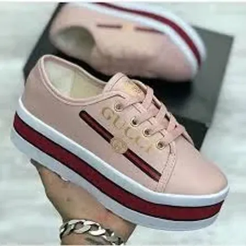 Tenis feminino Plataforma Rosa