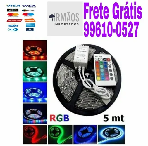 Fita de Led Colorida 5050 de 5 Metros