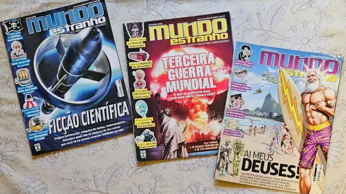 Revistas Mundo Estranho - Julho 2008, Outubro 2008 e Novembro 2010