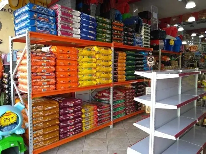 Mini Porta Pallet Estante para Ração - Petshop