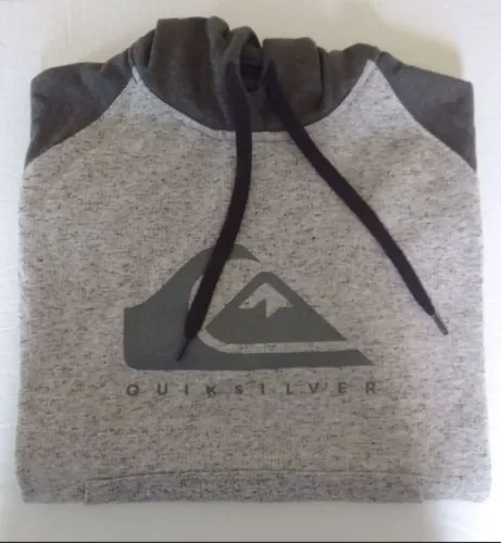 Moletom Quiksilver Cinza - Original