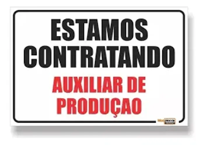 Auxiliar de Produção