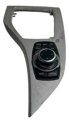 Moldura Com Botão Do Multimídia Bmw X1 2015 - 9334611 Preto