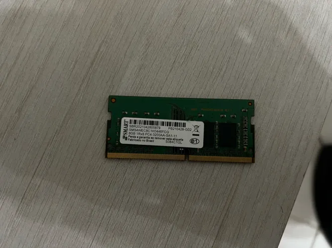Memória RAM DDR4 8GB 3200 SODIMM SMART