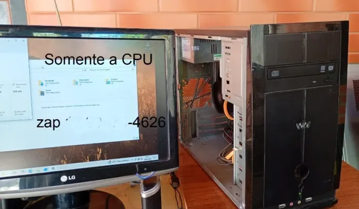Gabinete Hd 500 Cpu intel i3 1155 processador 3.4ghz.