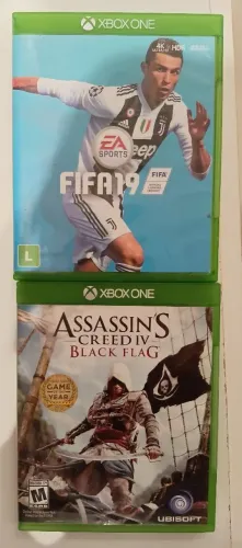 Vendo fifa 19 e Assassins creed Black Flag Xbox one