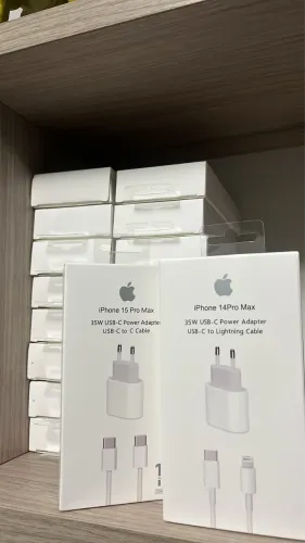 Carregador de iPhone NOVO | Fonte + Cabo | Tipo C & Lightning