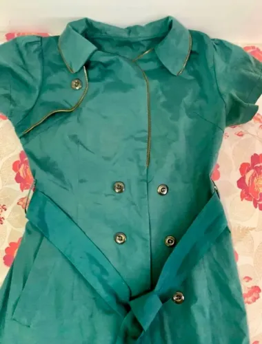 Vestido verde vintage