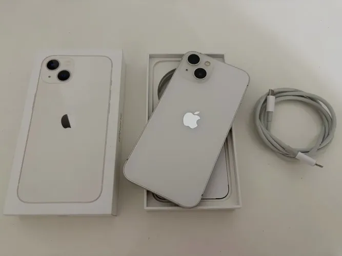 iPhone 13 128GB Branco - Impecável, sem defeitos